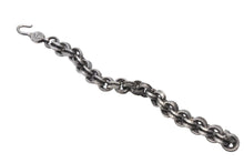 Load image into Gallery viewer, CHROME HEARTS クロムハーツ DOUBLE B RING ダブルBリング ブレスレット 重量約47.2g 腕回り約18.5cm 1998/.925刻印 美品 中古 4c073734