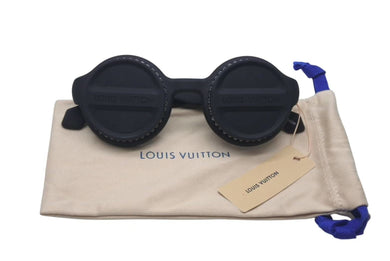 新品未使用品 LOUIS VUITTON ルイヴィトン スーパーヴィジョン ラウンド サングラス Z2736U サイズ40□32 140 ブラック 中古 4c073742