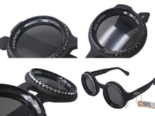 Load image into Gallery viewer, 新品未使用品 LOUIS VUITTON ルイヴィトン スーパーヴィジョン ラウンド サングラス Z2736U サイズ40□32 140 ブラック 中古 4c073742