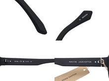 Load image into Gallery viewer, 新品未使用品 LOUIS VUITTON ルイヴィトン スーパーヴィジョン ラウンド サングラス Z2736U サイズ40□32 140 ブラック 中古 4c073742