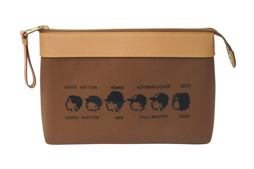 LOUIS VUITTON ルイヴィトン ポシェット ヴォワヤージュ スープル クラッチバッグ M25868 25AW NIGO × pharrell williams 新作 中古 4c073744