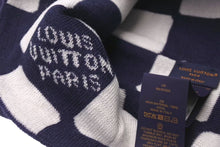 Load image into Gallery viewer, 新品未使用 LOUIS VUITTON ルイヴィトン BONNET FACES ボンネットフェイシズ ビーニー ニットキャップ M5225A 25AW ネイビー 中古 4c073750