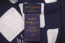 Load image into Gallery viewer, 新品未使用 LOUIS VUITTON ルイヴィトン BONNET FACES ボンネットフェイシズ ビーニー ニットキャップ M5225A 25AW ネイビー 中古 4c073750