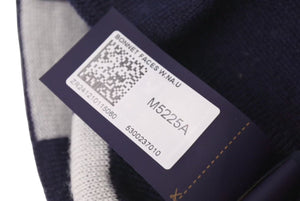 新品未使用 LOUIS VUITTON ルイヴィトン BONNET FACES ボンネットフェイシズ ビーニー ニットキャップ M5225A 25AW ネイビー 中古 4c073751