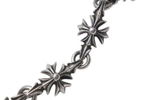 Load image into Gallery viewer, 極美品 CHROME HEARTS クロムハーツ C CROSS SHORT-T 2クリップカットアウトCHプラス シルバーウォレットチェーン 中古 4c073758