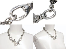 Load image into Gallery viewer, 極美品 CHROME HEARTS クロムハーツ C CROSS SHORT-T 2クリップカットアウトCHプラス シルバーウォレットチェーン 中古 4c073758