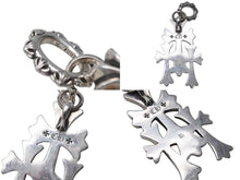 Load image into Gallery viewer, 極美品 CHROME HEARTS クロムハーツ ラージ 3CH トリプル クロス ペンダント トップ シルバー シルバー925 中古 4c073759