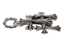 Load image into Gallery viewer, 極美品 CHROME HEARTS クロムハーツ ラージ 3CH トリプル クロス ペンダント トップ シルバー シルバー925 中古 4c073759