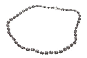 未使用 CHROME HEARTS クロムハーツ CH X LINK CH Xリンク シルバーネックレス 24インチ 24インチ 約60cm 110.0g シルバ−925 中古 4c073761