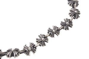 未使用 CHROME HEARTS クロムハーツ CH X LINK CH Xリンク シルバーネックレス 24インチ 24インチ 約60cm 110.0g シルバ−925 中古 4c073761