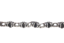 Load image into Gallery viewer, 未使用 CHROME HEARTS クロムハーツ CH X LINK CH Xリンク シルバーネックレス 24インチ 24インチ 約60cm 110.0g シルバ−925 中古 4c073761