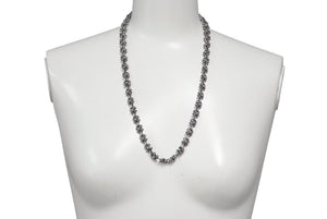 未使用 CHROME HEARTS クロムハーツ CH X LINK CH Xリンク シルバーネックレス 24インチ 24インチ 約60cm 110.0g シルバ−925 中古 4c073761