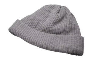 未使用 CHROME HEARTS クロムハーツ ビーニー ニット帽 パリ限定 BIG DADDY ビッグ ダディ カシミア グレー ワンサイズ 中古 4c073765