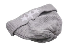 Load image into Gallery viewer, 未使用 CHROME HEARTS クロムハーツ ビーニー ニット帽 パリ限定 BIG DADDY ビッグ ダディ カシミア グレー ワンサイズ 中古 4c073765