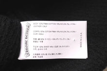 Load image into Gallery viewer, 新品未使用 CHROME HEARTS クロムハーツ 新作 クロスパッチ ハラコ ニット帽 ビーニー ブラック シルバー金具 OS 中古 4c073768