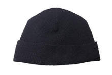 Load image into Gallery viewer, 新品未使用 CHROME HEARTS クロムハーツ 新作 クロスパッチ ハラコ ニット帽 ビーニー ブラック シルバー金具 OS 中古 4c073768