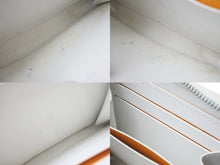 Load image into Gallery viewer, GOYARD ゴヤール マティニョンPM 二つ折り財布 コインケース ホワイト PVC レザー シルバー金具 美品 中古 4c073770