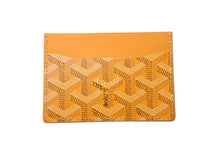 Load image into Gallery viewer, 新品未使用 GOYARD ゴヤール サンシュルピス カードケース 名刺入れ STSULPPMLTY08CL08X PVC レザー イエロー 中古 4c073772
