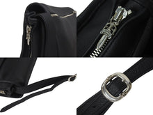 Load image into Gallery viewer, 新品同様 CHROME HEARTS クロムハーツ 新型 Softshoulder ソフトショルダーバッグ レザー ブラック シルバー金具 中古 4c073773