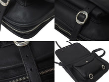 Load image into Gallery viewer, 新品同様 CHROME HEARTS クロムハーツ 新型 Softshoulder ソフトショルダーバッグ レザー ブラック シルバー金具 中古 4c073773