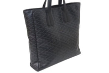Load image into Gallery viewer, 新品未使用 GOYARD ゴヤール サックヴォルテール 限定 トートバッグ 綿 麻 オール フランス製 ブラック ブラック金具 中古 4c073778
