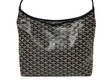 Load image into Gallery viewer, 新品未使用 GOYARD ゴヤール ボエム ホーボー バッグ トートバッグ ブラック ブラウン PVC レザー BOHEMEPMLTY01CL01P シルバー金具 中古 4c073782
