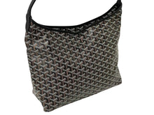 Load image into Gallery viewer, 新品未使用 GOYARD ゴヤール ボエム ホーボー バッグ トートバッグ ブラック ブラウン PVC レザー BOHEMEPMLTY01CL01P シルバー金具 中古 4c073782