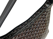 Load image into Gallery viewer, 新品未使用 GOYARD ゴヤール ボエム ホーボー バッグ トートバッグ ブラック ブラウン PVC レザー BOHEMEPMLTY01CL01P シルバー金具 中古 4c073782