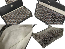 Load image into Gallery viewer, 新品未使用 GOYARD ゴヤール ボエム ホーボー バッグ トートバッグ ブラック ブラウン PVC レザー BOHEMEPMLTY01CL01P シルバー金具 中古 4c073782