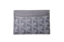 Load image into Gallery viewer, GOYARD ゴヤール サンシュルピス カードケース グレー PVC STSULPPMLTY51CL51X 小物 ロゴ 名刺入れ 美品 中古 4c073783