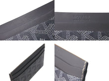 Load image into Gallery viewer, GOYARD ゴヤール サンシュルピス カードケース グレー PVC STSULPPMLTY51CL51X 小物 ロゴ 名刺入れ 美品 中古 4c073783