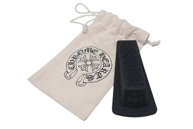 新品未使用 CHROME HEARTS クロムハーツ CHプラス ラバー ドアストッパー ハリウッド クロス装飾 シリコンラバー ブラック 中古 4c073785