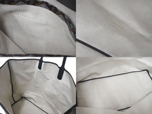 Load image into Gallery viewer, 極美品 GOYARD ゴヤール サンルイ XXL トートバッグ ハンドバッグ PVC レザー ブラック ヘリンボーン 中古 4c073798
