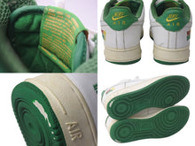 Load image into Gallery viewer, NIKE ナイキ AirForce1 エアーフォースワン Low Retro QS West Indies スニーカー 2001 限定版 ホワイト グリーン 良品 中古 4c073799