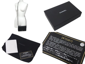新品未使用 CHANEL シャネル ボーイシャネル チェーンウォレット 長財布 AP1117 28番台 キャビアスキン ココマーク ブラック 中古 4c073811