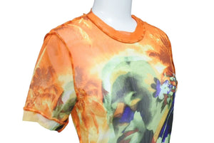 極美品 Jean Paul GAULTIER ジャンポールゴルチェ Power Net T Shirt パワーネットT シャツ サイズ 48 中古 4c073815 