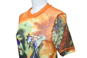 極美品 Jean Paul GAULTIER ジャンポールゴルチェ Power Net T Shirt パワーネットT シャツ サイズ 48 中古 4c073815 