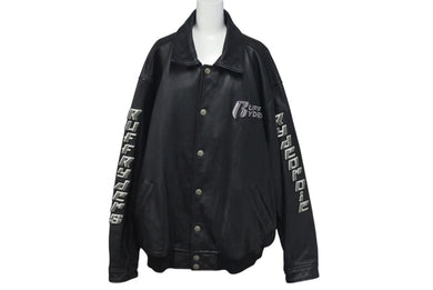 RUFF RYDERS ラフライダーズ Leather Jacket レザージャケット メンズ サイズ 4X ブラック 美品 中古 4c073816