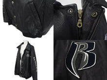 Load image into Gallery viewer, RUFF RYDERS ラフライダーズ Leather Jacket レザージャケット メンズ サイズ 4X ブラック 美品 中古 4c073816