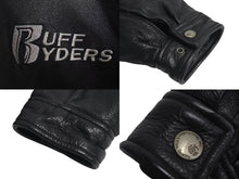 Load image into Gallery viewer, RUFF RYDERS ラフライダーズ Leather Jacket レザージャケット メンズ サイズ 4X ブラック 美品 中古 4c073816