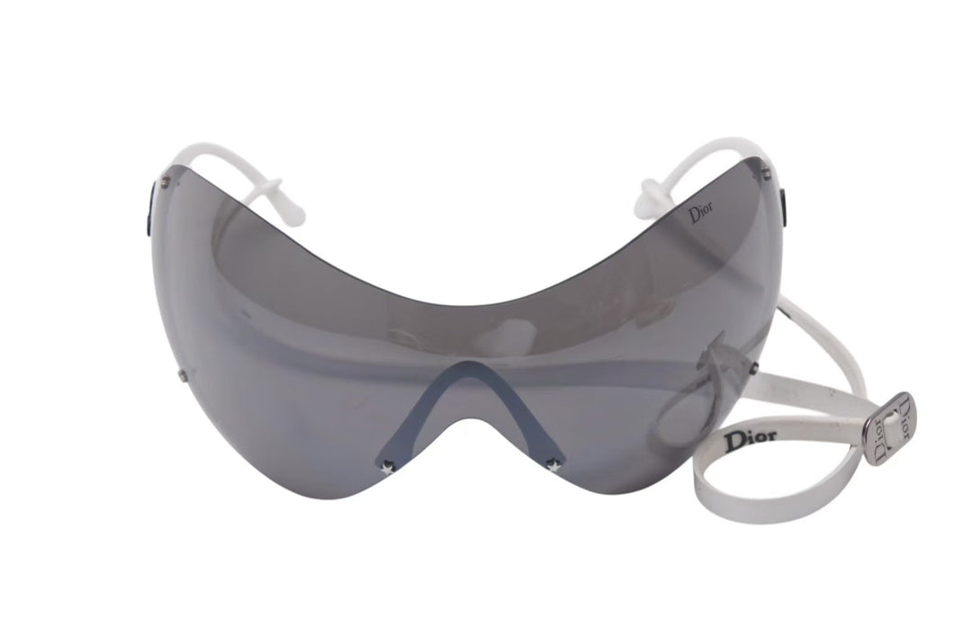 Christian Dior クリスチャンディオール DIOR SKI サングラス 1 9A5 120 ヴィンテージ リムレス ホワイト 美品 中古 4c073841