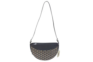 新品未使用 GOYARD ゴヤール ヒロンデルバッグPM ショルダーバッグ クロスボディバッグ ゴヤールディンキャンバス ブラック 中古 4c073847
