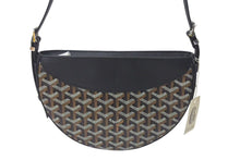 Load image into Gallery viewer, 新品未使用 GOYARD ゴヤール ヒロンデルバッグPM ショルダーバッグ クロスボディバッグ ゴヤールディンキャンバス ブラック 中古 4c073847