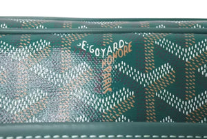 新品未使用 GOYARD ゴヤール カップヴェールPM ショルダーバッグ グリーン シルバー金具 ゴヤールディンキャンバス 中古 4c073848