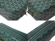 Load image into Gallery viewer, 新品未使用 GOYARD ゴヤール カップヴェールPM ショルダーバッグ グリーン シルバー金具 ゴヤールディンキャンバス 中古 4c073848