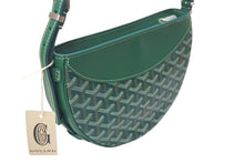 Load image into Gallery viewer, 新品未使用 GOYARD ゴヤール ヒロンデルバッグPM ショルダーバッグ クロスボディバッグ ゴヤールディンキャンバス グリーン 中古 4c073850