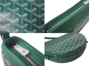 新品未使用 GOYARD ゴヤール ヒロンデルバッグPM ショルダーバッグ クロスボディバッグ ゴヤールディンキャンバス グリーン 中古 4c073850