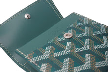 Load image into Gallery viewer, 新品未使用品 GOYARD ゴヤール マリニー ウォレット コインケース 小銭入れ カードケース PVC レザー グリーン 中古 4c073851
