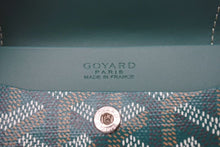Load image into Gallery viewer, 新品未使用品 GOYARD ゴヤール マリニー ウォレット コインケース 小銭入れ カードケース PVC レザー グリーン 中古 4c073851