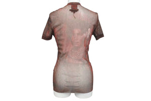 極美品 Jean Paul Gaultier ジャンポールゴルチェ Power Net Turtleneck パワーネットタートルネック サイズ 40 中古 4c073852